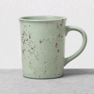 Hearth & Hand Stoneware 4x Mugs Mint Green Gold